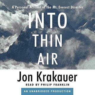 [Get] [EPUB KINDLE PDF EBOOK] Into Thin Air: A Personal Account of the Mt. Everest Disaster by  Jon