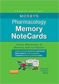 Books⚡️Download❤️ Mosby's Pharmacology Memory NoteCards: Visual, Mnemonic, and Memory Aids for Nurse