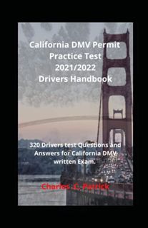 [GET] PDF EBOOK EPUB KINDLE California DMV Permit Practice Test 2021/2022 Drivers Handbook: 320 Driv