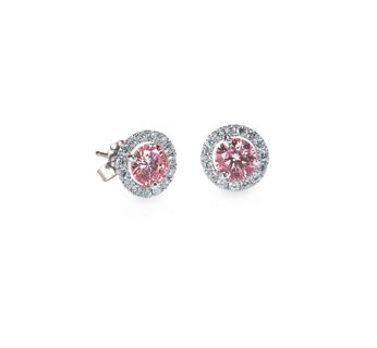 Elevate Your Style with the Natural Pink Sapphire Studs Earrings