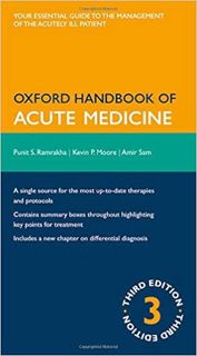 eBooks ✔️ Download Oxford Handbook of Acute Medicine (Oxford Medical Handbooks) Full Audiobook