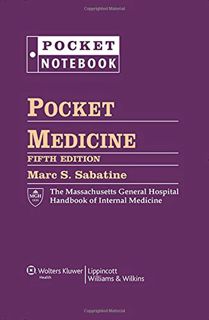 [VIEW] EPUB KINDLE PDF EBOOK Pocket Medicine: The Massachusetts General Hospital Handbook of Interna