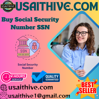 Buy SSN Number  - 100% High Quality Service