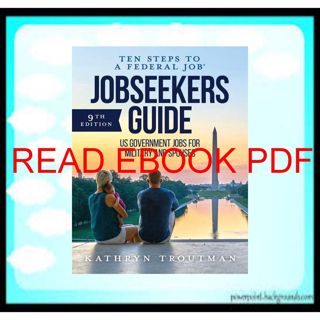 (PDF) Book Jobseeker's Guide: Ten Steps to a Federal Job: How to Land Government Jobs for Military