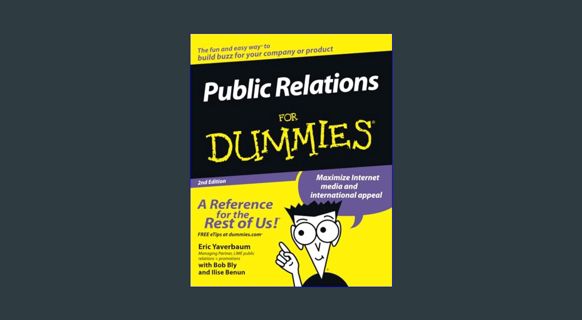 DOWNLOAD NOW Public Relations For Dummies     Paperback – May 12, 2006