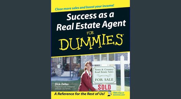 DOWNLOAD NOW Success as a Real Estate Agent For Dummies     Paperback – January 1, 2006