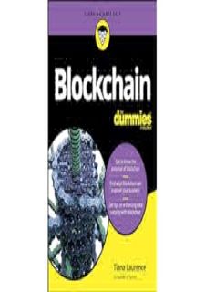 [PDF]❤️Online❤️ Blockchain For Dummies (For Dummies (Computer/Tech)) by Tiana Laurence Full Pages
