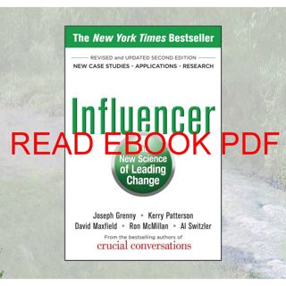(Read) Book Influencer: The New Science of Leading Change  Second Edition (Kindle) Read