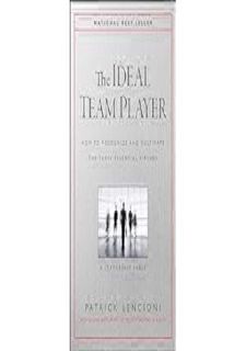 Download⚡️︿[EBOOK] The Ideal Team Player: How to Recognize and Cultivate the Three Essential Virtues