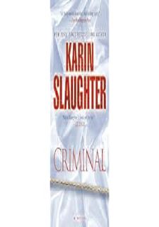 ✔️READ✔️ ⚡️PDF⚡️ Criminal (with bonus novella Snatched): A Novel (Will Trent Book 6) by Karin Slaugh