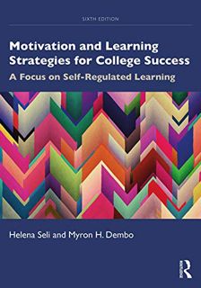 View PDF EBOOK EPUB KINDLE Motivation and Learning Strategies for College Success: A Focus on Self-R