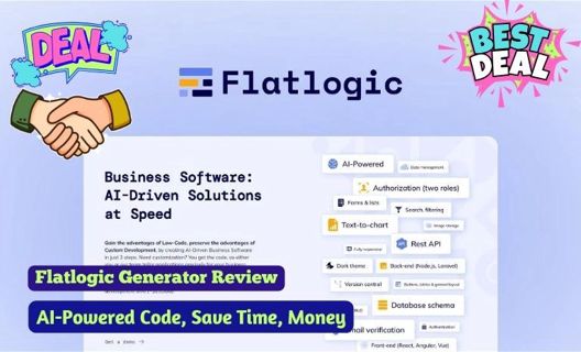 🎯 🚀Flatlogic Generator Review | AI Code Smarter, Save Time, Money | Lifetime Deal🚀⭐