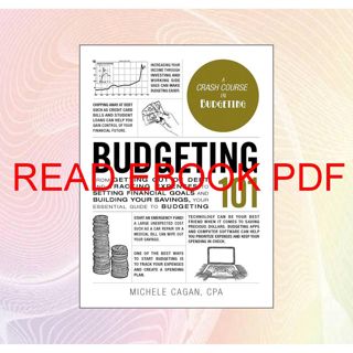 (Read) Book Budgeting 101: From Getting Out of Debt and Tracking Expenses to Setting Financial Goa