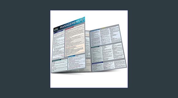READ [E-book] Management: a QuickStudy Laminated Reference Guide (Quickstudy Reference Guide)     P