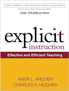 AUDIO Explicit Instruction: Effective and Efficient Teaching (What Works for Special-Needs Learners