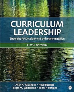 AUDIO Curriculum Leadership: Strategies for Development and Implementation BY Allan A. Glatthorn (A