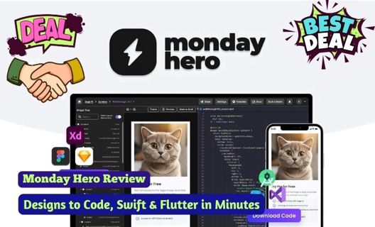 🎯 🚀 Monday Hero Review | Code Designs Swift & Flutter Instantly | Lifetime Deal🚀⭐
