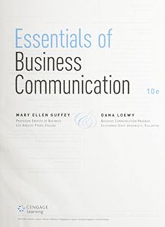 [GET] [KINDLE PDF EBOOK EPUB] Essentials of Business Communication, Loose-leaf Version (with Premium