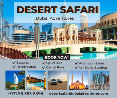 Desert Safari Dubai Adventures | Dubai Desert +971 55 553 8395