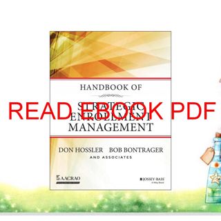 (^PDF/ONLINE)->READ Handbook of Strategic Enrollment Management (Jossey-Bass Higher and Adult Educ