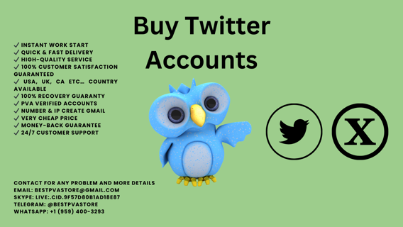 Twitter account to buy