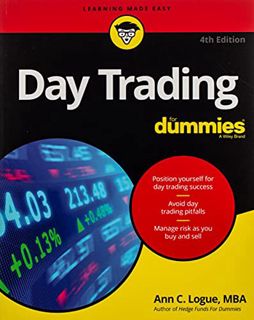 [GET] [EBOOK EPUB KINDLE PDF] Day Trading For Dummies by  Ann C. Logue 📕
