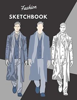 [View] EBOOK EPUB KINDLE PDF Fashion SketchBook: 100 Large Male Figure Templates With 10 Different P