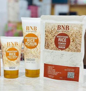 BNB Whitening Rice Organic Facial Skin Care Glow Kit - ModelBazaar
