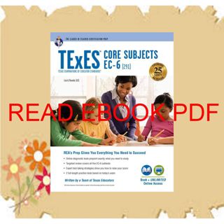 ^^[download p.d.f]^^ TExES Core Subjects EC-6 (291) Book + Online (TExES Teacher Certification Tes