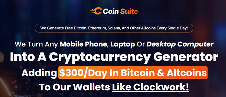 Introducing Coin Suite: Your Gateway to Free Cryptocurrency Generation