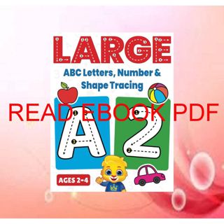 (Read) Kindle Large ABC Letters  Number & Shape Tracing: Jumbo Tracing Book For Toddlers & Prescho