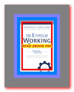 @READ Book The 6 Types of Working Genius READDOWNLOAD#= by Patrick Lencioni