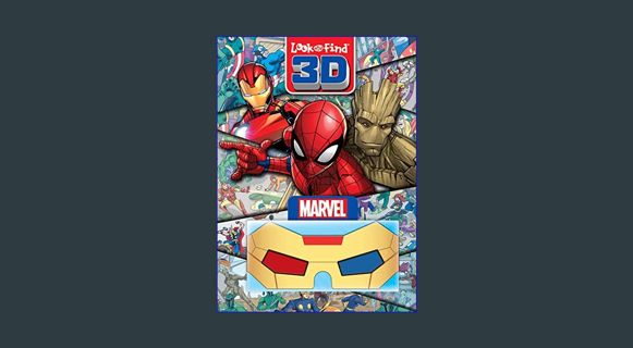 EBOOK [PDF] Marvel Spider-man, Avengers, Guardians of the Galaxy, and More! - 3D Look and Find Acti