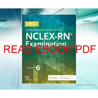 (Book) Kindle HESI Comprehensive Review for the NCLEX-RN Examination [P.D.F_book]