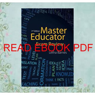 (Read) PDF Exam Review for Master Educator  3rd Edition ^^[download p.d.f]^^