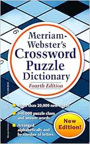 VIEW EBOOK EPUB KINDLE PDF Merriam-Webster’s Crossword Puzzle Dictionary by Merriam-Webster 📘