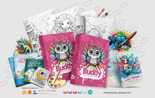 Introducing the Buddy Coloring Pack – your ultimate companion in the world of coloring books!
