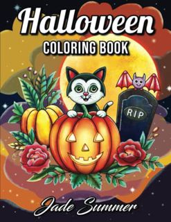 Get EPUB KINDLE PDF EBOOK Halloween Coloring Book: An Adult Coloring Book with Beautiful Flowers, Ad