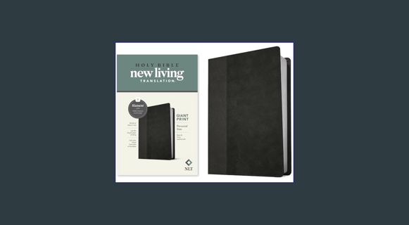 [EBOOK] [PDF] NLT Personal Size Giant Print Bible, Filament-Enabled Edition (LeatherLike, Black/Ony