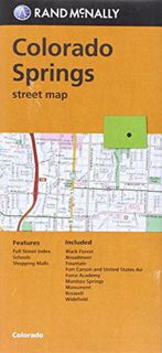 Get KINDLE PDF EBOOK EPUB Rand McNally Folded Map: Colorado Springs Street Map by  Rand McNally ✔️