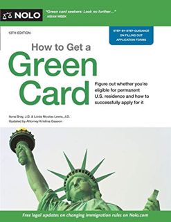 Access PDF EBOOK EPUB KINDLE How to Get a Green Card by  Ilona Bray J.D.,Loida Nicolas Lewis J.D.,Kr