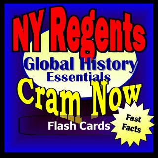 [View] EPUB KINDLE PDF EBOOK NY Regents Prep Test GLOBAL HISTORY & GEOGRAPHY Flash Cards--CRAM NOW!-