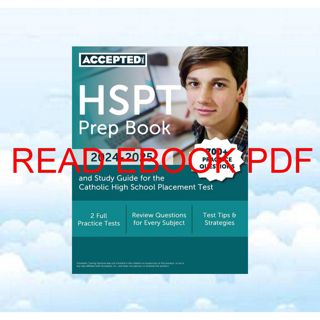 (Read) Book HSPT Prep Book 2024-2025: 700+ Practice Questions and Study Guide for the Catholic Hig