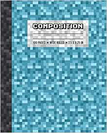 [VIEW] KINDLE PDF EBOOK EPUB Composition: Wide Ruled Writing Notebook For Boys and Girls, Teal Blue