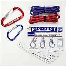 [VIEW] KINDLE PDF EBOOK EPUB Knot Tying Kit | Pro-Knot Best Rope Knot Cards, two practice cords and