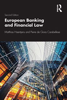 Read EBOOK EPUB KINDLE PDF European Banking and Financial Law 2e by  Matthias Haentjens 💗