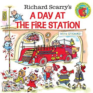 VIEW PDF EBOOK EPUB KINDLE Richard Scarry's A Day at the Fire Station (Pictureback(R)) by  Richard S