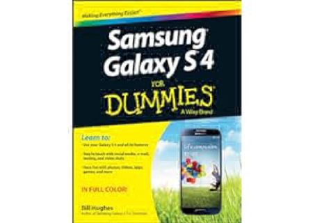 Samsung Galaxy S 4 For Dummies by Bill Hughes read ebook Online PDF EPUB KINDLE
