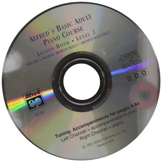 GET EBOOK EPUB KINDLE PDF Alfred's Basic Adult Piano Course: CD for Lesson Book. Level 2 by  Willard