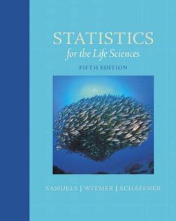 [Get] [PDF EBOOK EPUB KINDLE] Statistics for the Life Sciences by  Myra Samuels,Jeffrey Witmer,Andre